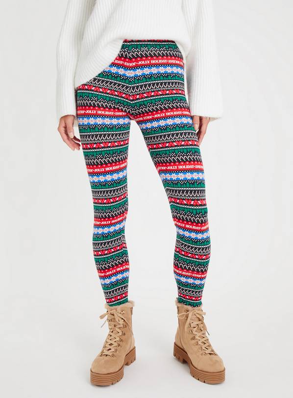 Buy Fairisle Christmas Leggings 20 Leggings Tu